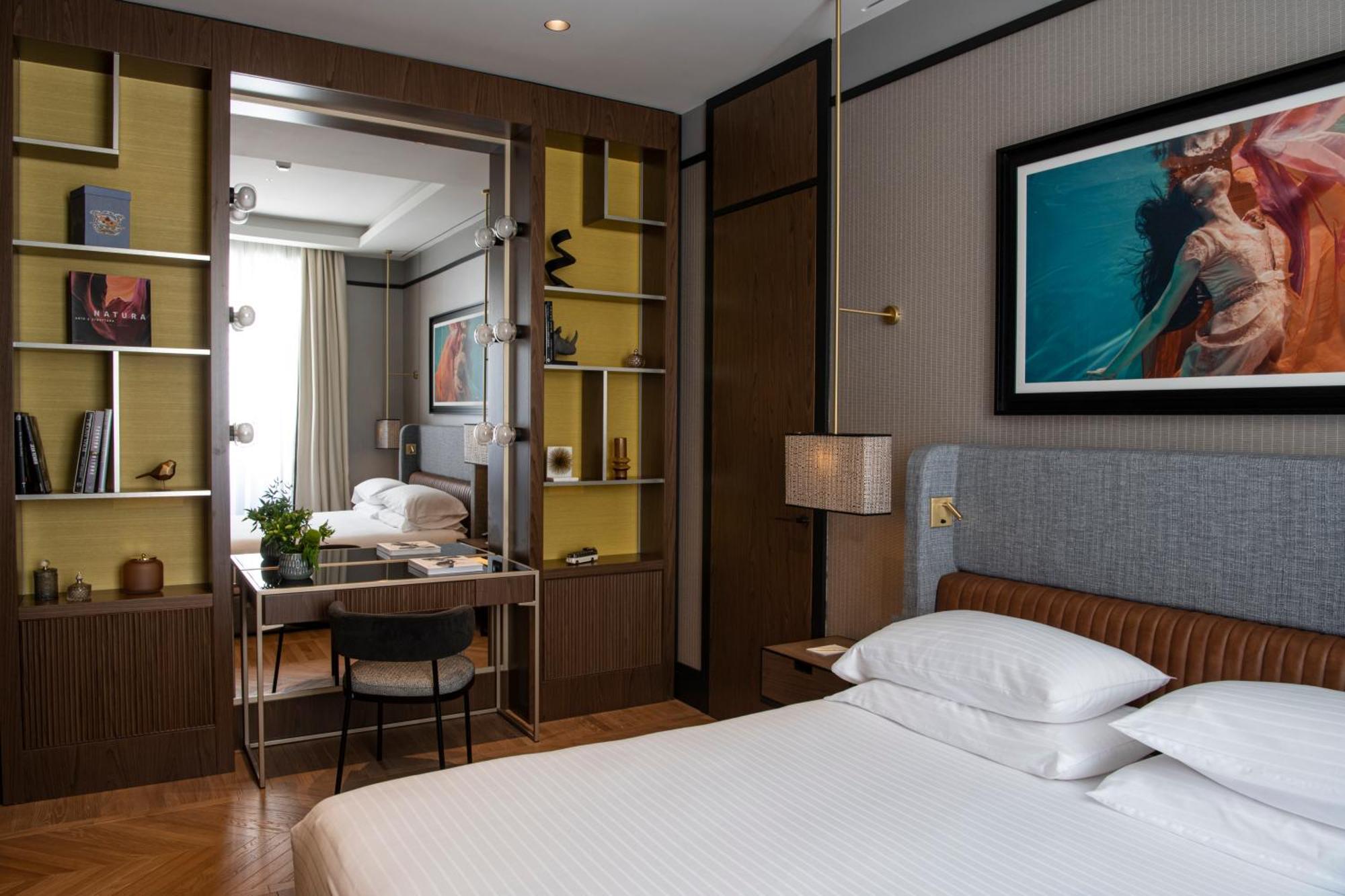 Hotel Umiltà 36 Roma Esterno foto A room at the hotel