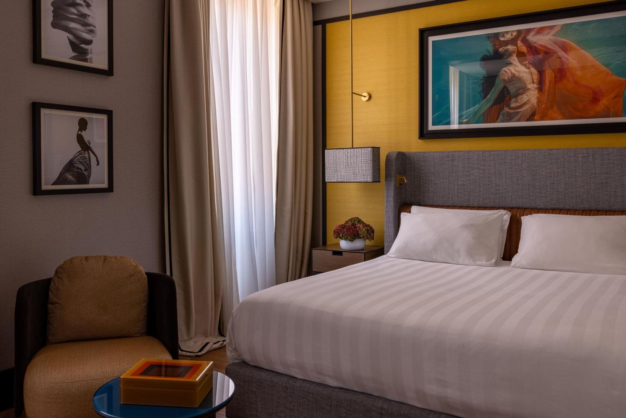 Hotel Umiltà 36 Roma Esterno foto A bedroom at the hotel