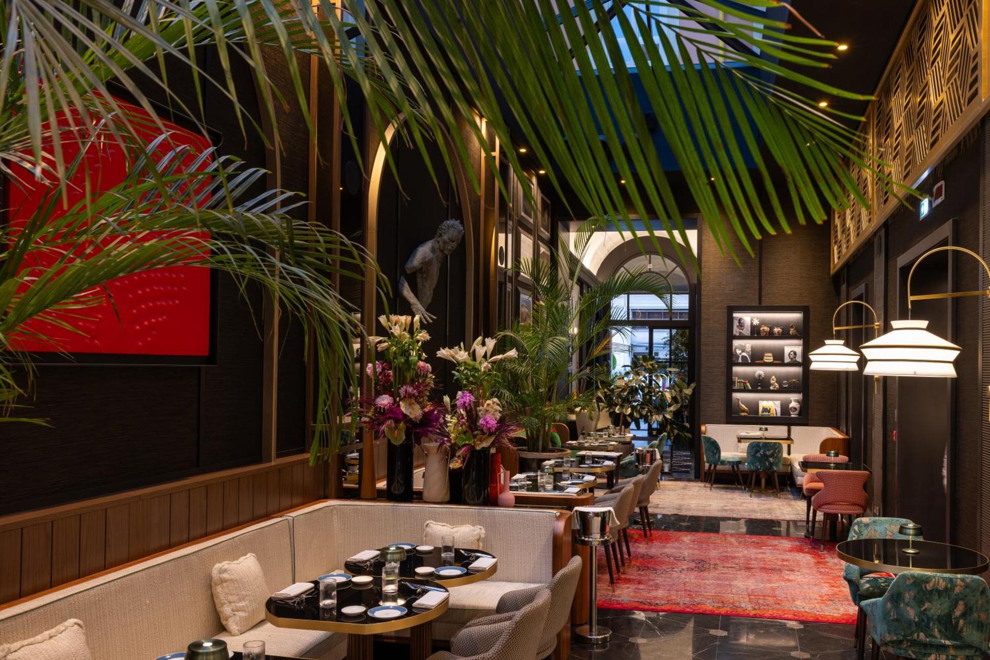 Hotel Umiltà 36 Roma Esterno foto Restaurant interior